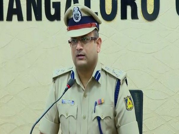 Mangaluru Police Commissioner PS Harsha addressed the media on Saturday. Photo/ANI