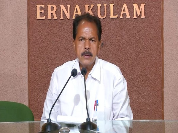 Congress MLA PT Thomas addressing a press conference in Kochi on Wednesday. Photo/ANI