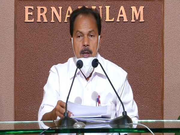 Congress leader PT Thomas addressing a press conference in Kochi on Saturday. Photo/ANI