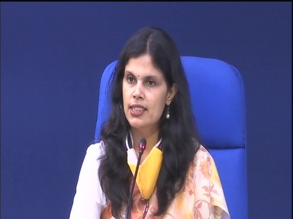 Punya Salila Srivastava, Joint Secretary, Ministry of Home Affairs, speaking at a press briefing in New Delhi on Thursday.   Photo/ANI