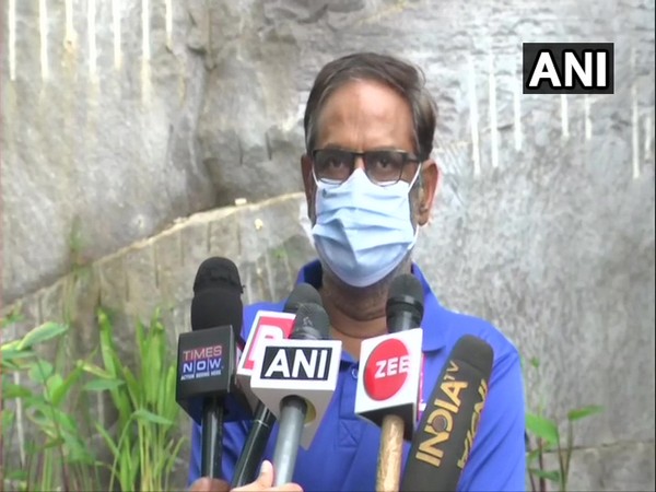Indian shuttler PV Sindhu's father PV Ramana. (Photo/ANI)