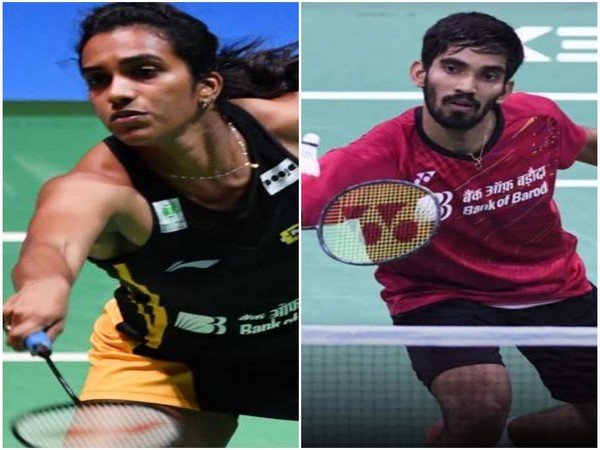 PV Sindhu (L) and Kidambi Srikanth (R)