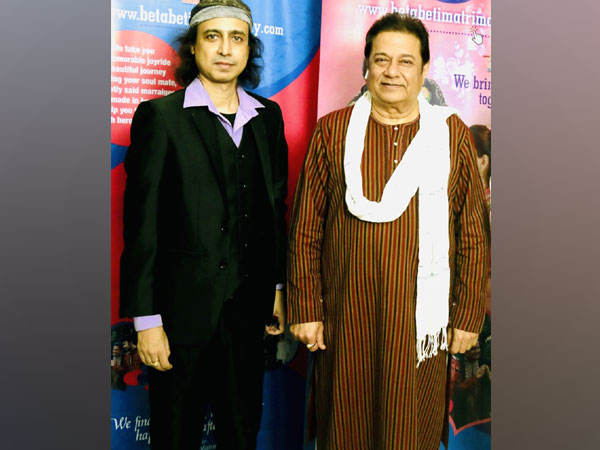 Devashish Sargam with Anup Jalota