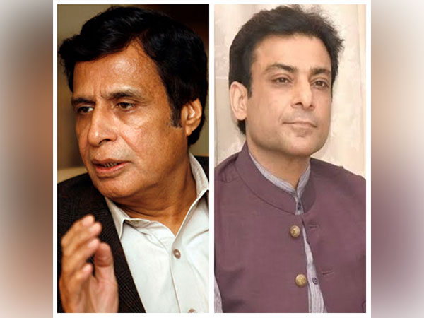 PML-Q leader Chaudhry Pervaiz Elahi and PML-N leader Hamza Shahbaz Sharif (File Image)