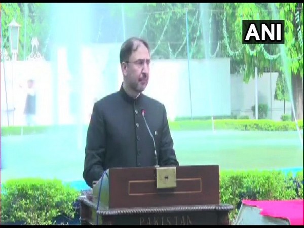 Acting High Commissioner of Pakistan to India, Syed Haider Shah addressing an event on the occasion of Independence Day