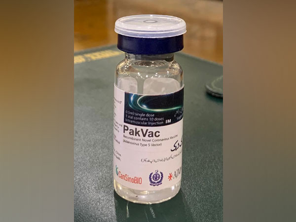 Pakistan state-run National Institute of Health has managed to locally produce the first batch of China-made single-dose Covid-19 vaccine Cansino. (Photo credit: Faisal Sultan Twitter)