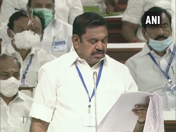 Chief Minister Edappadi K Palaniswami speaking in Tamil Nadu Assembly on Friday.