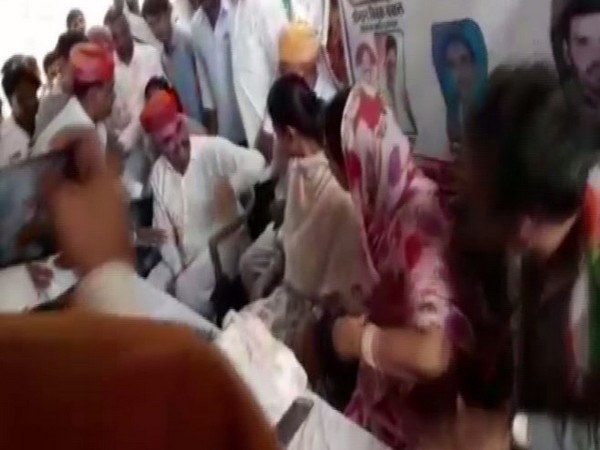 Visuals from the Congress election campaign event on April 26.