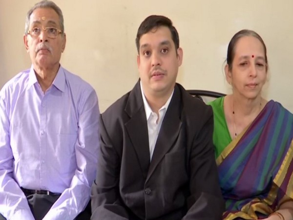 In the center: 31-year-old Nikhil Prasad Baji who recently clear judicial services examination, talking to ANI here on Monday.