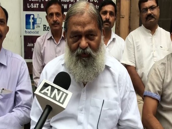Anil Vij, Minister in the Haryana cabinet speaking to ANI on Friday