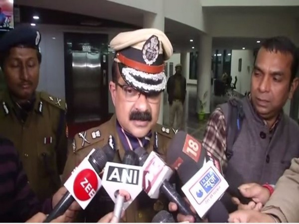 Lucknow Police Commissioner Sujit Pandey speaking to reporters in Lucknow on Tuesday. Photo/ANI