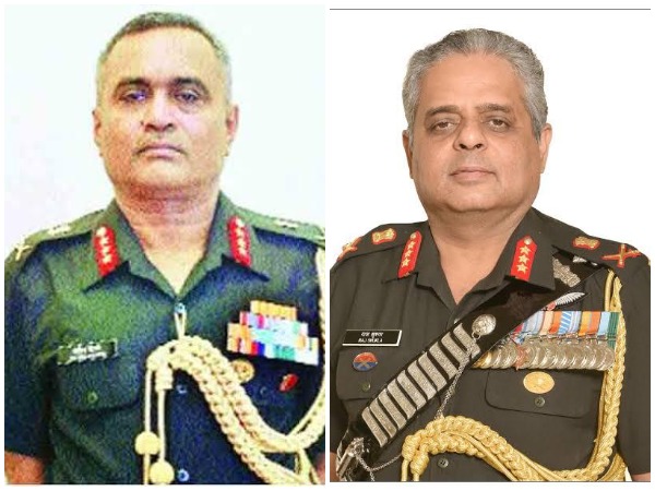 Lt Gen Manoj Pande and Lt Gen Raj Shukla (File photo)
