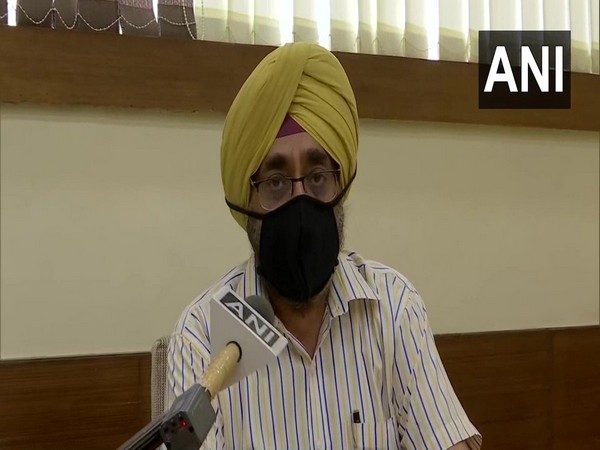 Panjab University Exam Controller Dr Parvinder Singh speaking to ANI on Thursday. Photo/ANI