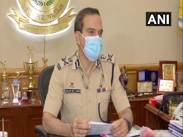 Param Bir Singh, Mumbai Commissioner of Police speaking to reporters on Sushant Singh Rajput death case on Monday. (Photo/ANI)