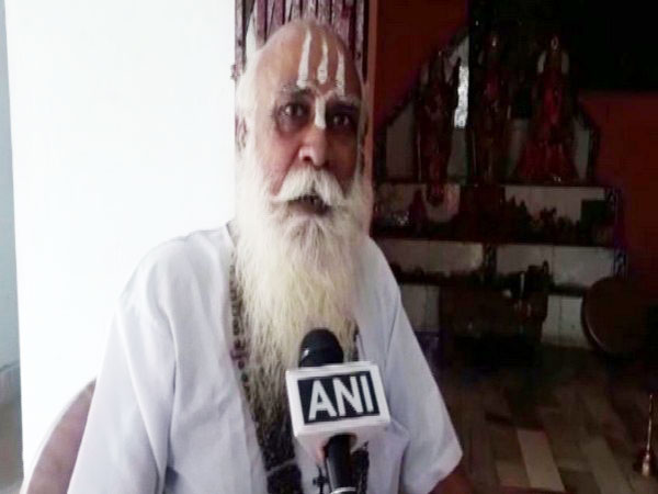 Parashuram Das, priest of Ram Janaki temple in conversation with ANI on Saturday, Photo/ANI