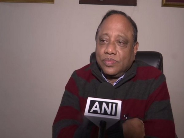 Assam Cabinet Minister Parimal Suklabaidya speaking to ANI in Guwahati. Photo/ANI