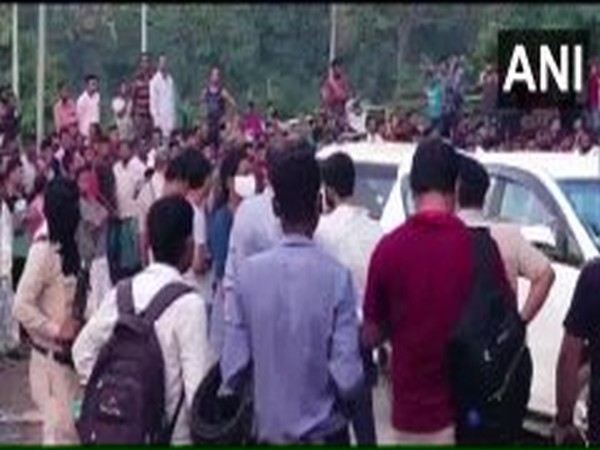 Visuals from Minister Parimal Suklabaidya's visit to the region. Photo/ANI