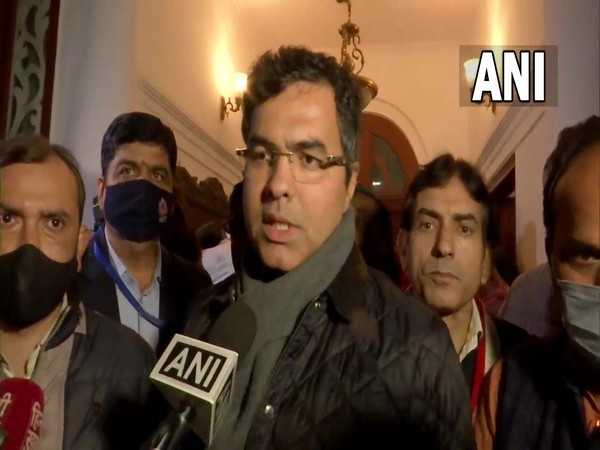 BJP MP Parvesh Verma speaking to ANI (Photo/ANI)