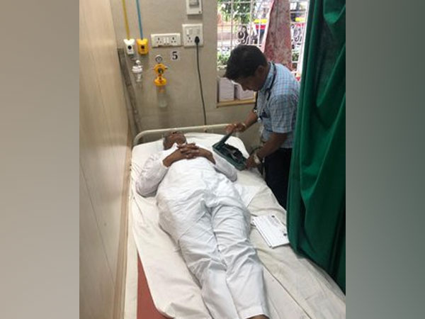 Congress MLA Shrimant Patil is undergoing treatment at St. George Hospital in Mumbai. (Photo/ANI)