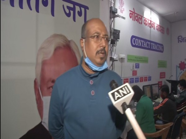 Prashant Kumar, in charge of Contact Tracing Cell in Patna (Photo/ANI)