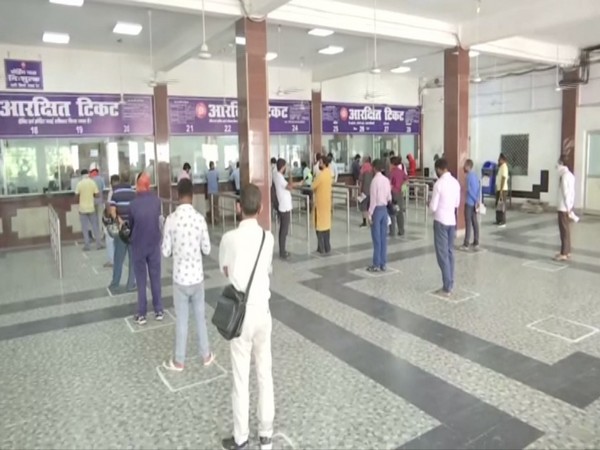 A visual from Patna railway station on Thursday. Photo/ANI