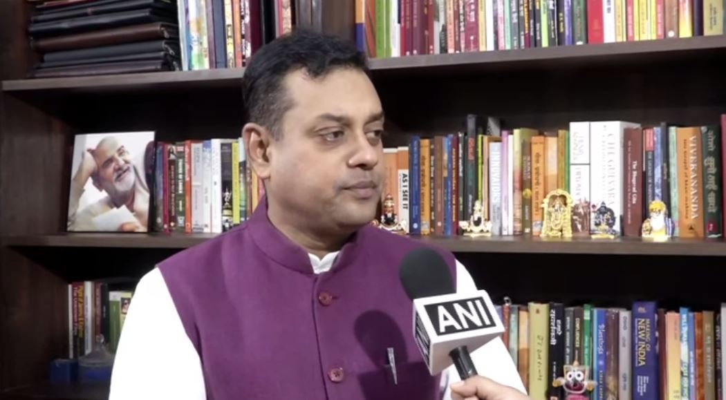 BJP spokesperson Sambit Patra speaking to ANI in New Delhi on Monday. Photo/ANI