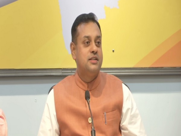 BJP leader Sambit Patra addressing a press conference in Mumbai on Sunday. Photo/ANI