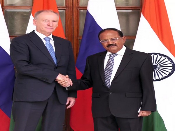 Russian Federation Nikolai Patrushev and National Security Advisor Ajit Doval