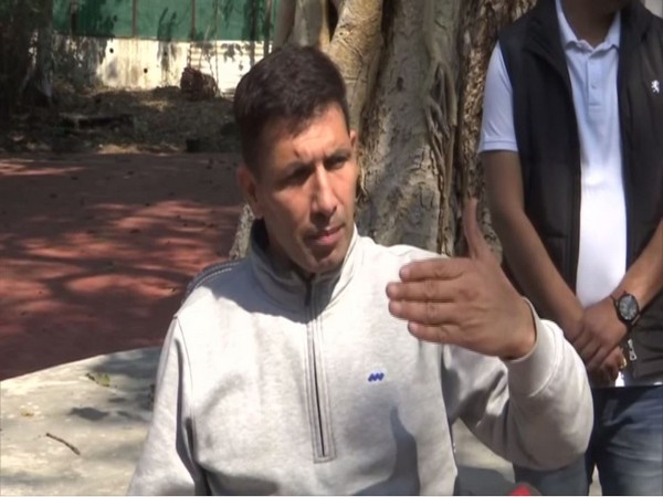 MP Minister Jitu Patwari speaking to reporters in Bhopal on Saturday. Photo/ANI