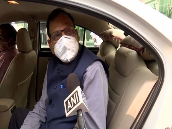 Dr V K Paul, Member (Health), NITI Aayog speaking to ANI in New Delhi on Friday.