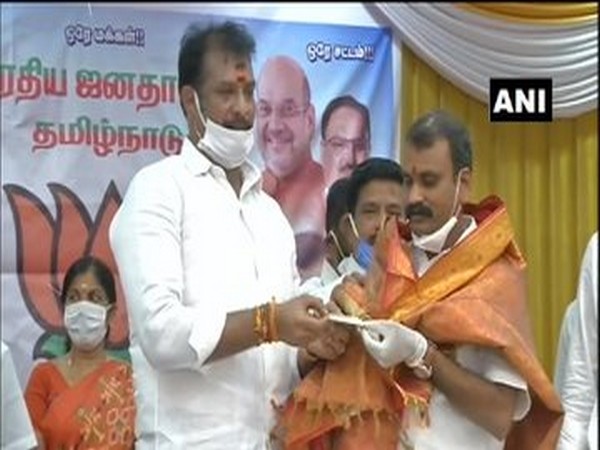 Tamil Maanila Katchi president Paul Kanagaraj, along with other party leaders, joins BJP