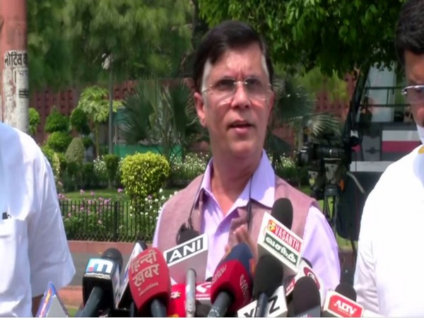 National Spokesperson of Congress Pawan Khera speaking to reporters in New Delhi on Wednesday. Photo/ANI