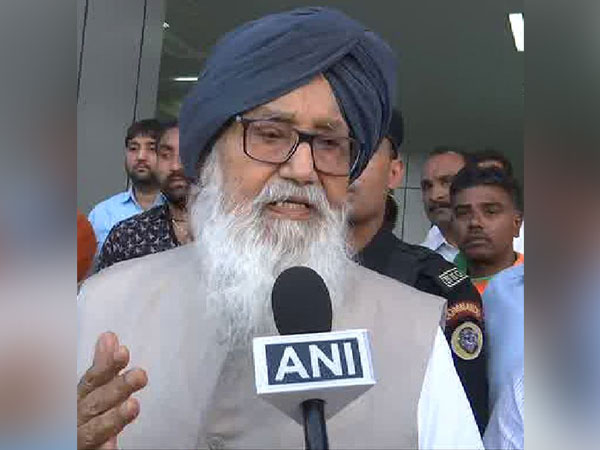 Former Punjab chief minister Parkash Singh Badal [File Photo/ANI]