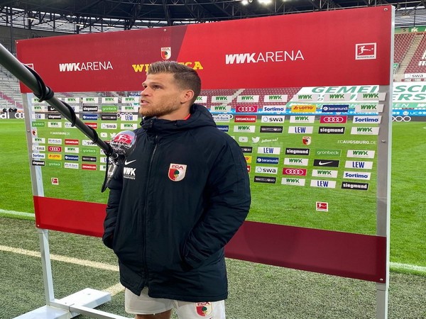 Augsburg striker Florian Niederlechner. (Photo/ FC Augsburg Twitter)