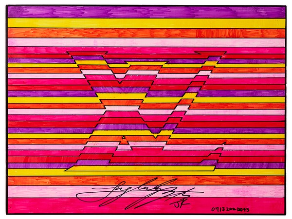 Louis Vuitton suitcases designed by BTS Jungkook. (Photo credit: Louis Vuitton)