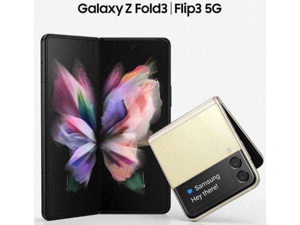 Photo description: Expected images of Galaxy Z Fold 3 and Galaxy Z Flip 3.
