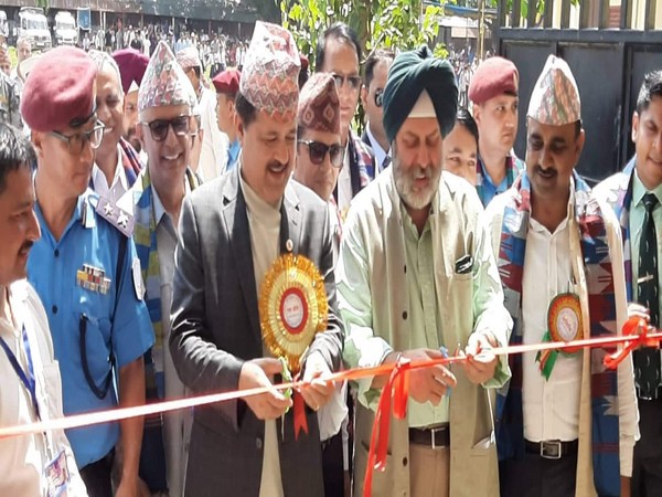 Indian Ambassador Manjeev Singh Puri and Attorney General of Nepal- Agni Prasad Kharel jointly inaugurated the School Building 