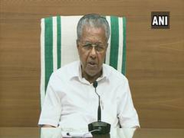 Kerala Chief Minister Pinarayi Vijayan addressing a press conference on Wednesday. Photo/ANI