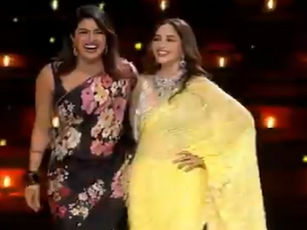 Actors Priyanka Chopra and Madhuri Dixit (Image Source: Twitter)