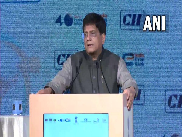 Union Commerce and Industry minister Piyush Goyal at CII-EXIM Bank Conclave (Photo/ANI)