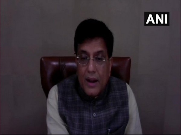 Union Minister Piyush Goyal during Sustainability Summit on Circular Economy for Self-Reliant India on Tuesday. Photo/ANI