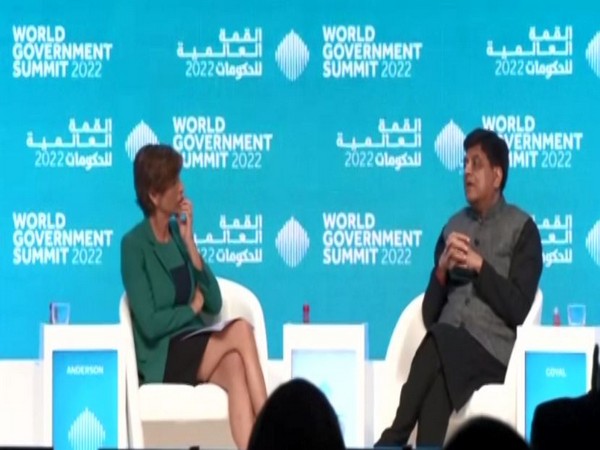 Union Commerce Health Piyush Goyal speaking at the World Government Summit on Tuesday.