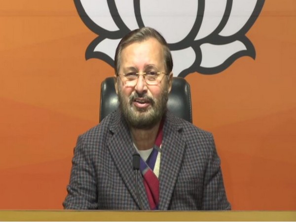 Prakash Javadekar addressing a press conference in New Delhi on Wednesday.