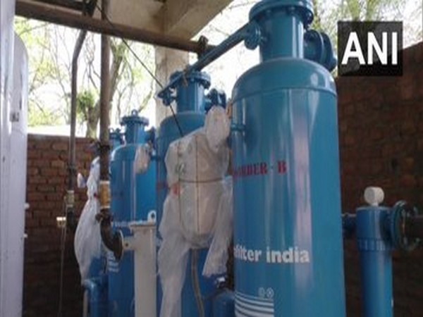 Oxygen plant set up at hospital in J-K's Kupwara. (Photo/ ANI)