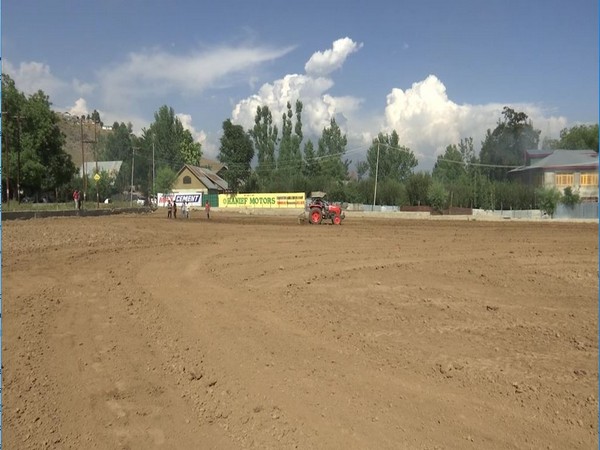 Authorities have almost completed the basic work of the playground. (Photo/ANI)