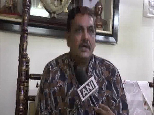 Andhra Pradesh Olympic Association secretary KP Rao speaking to ANI in Vijayawada on Monday. Photo/ANI