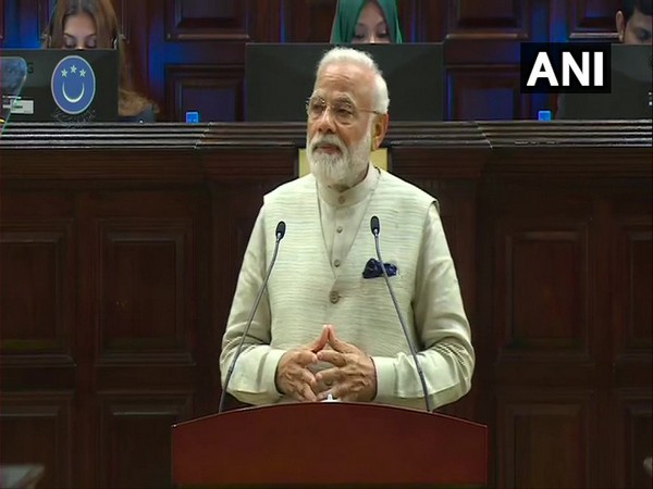 Prime Minister Narendra Modi addressing Parliament of Maldives.