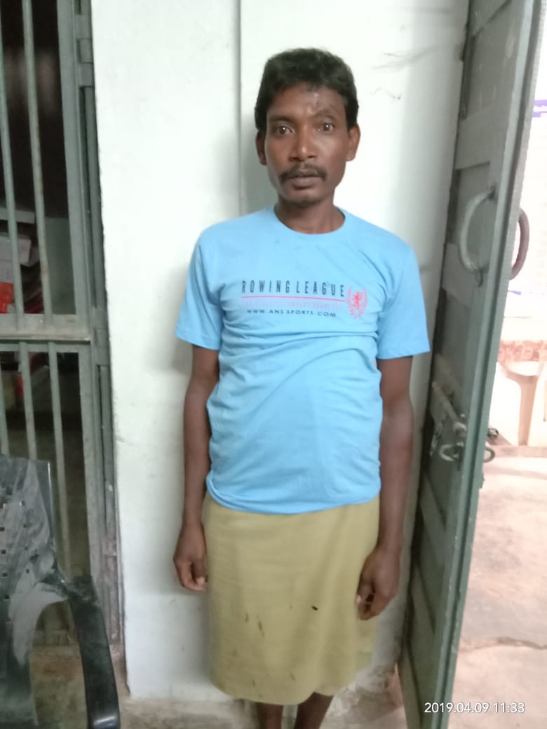 Arrested Naxal commander Podlu Barsa