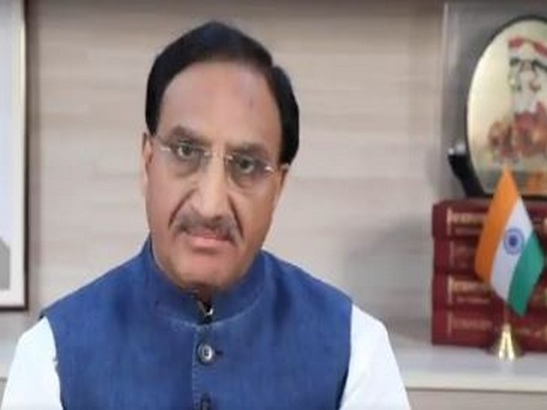 Union Human Resources Development Minister Ramesh Pokhriyal Nishank (Photo credit: Twitter)