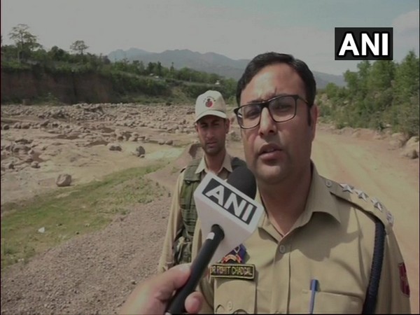 Udhampur Deputy superintendent of police Rohit Chadgal while speaking to ANI on Thursday. Photo/ANI